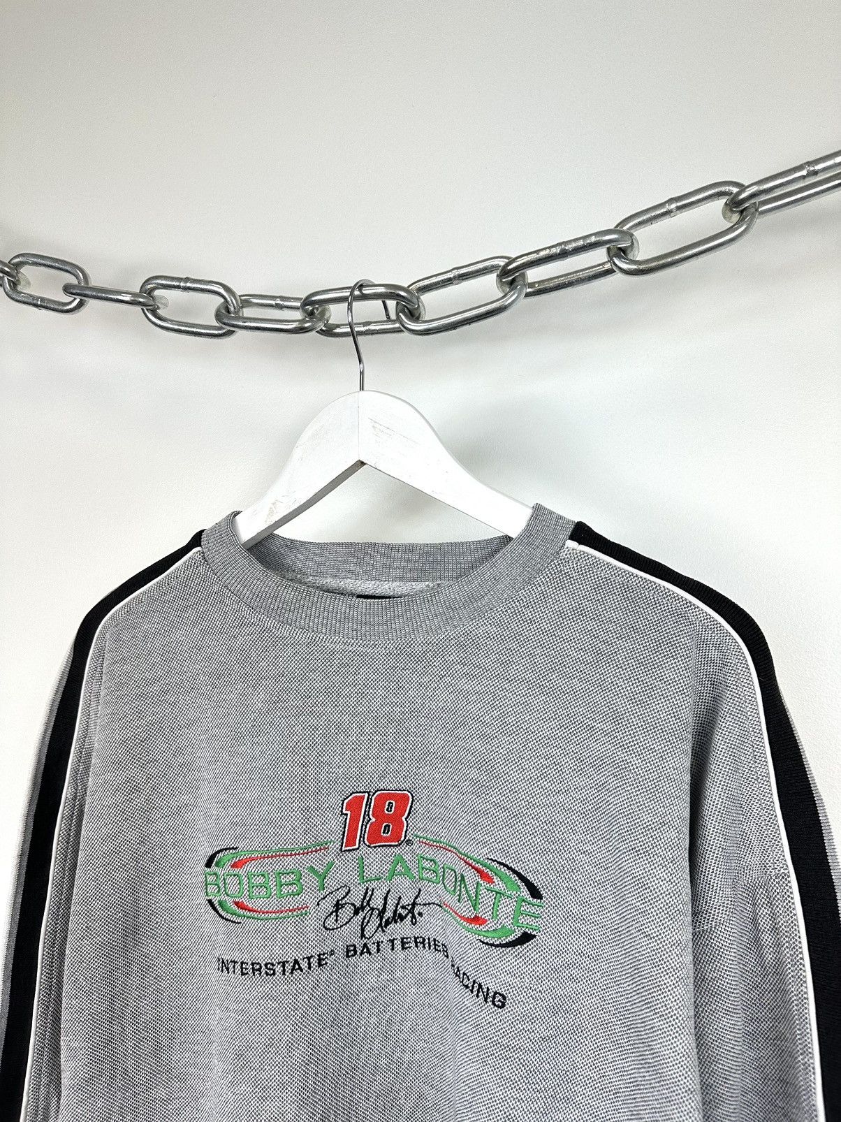 Chase Authentics Vintage NASCAR Bobby Labonte #18 USA Racing Hype Sweatshirt Size US L / EU 52-54 / 3 - 3 Thumbnail