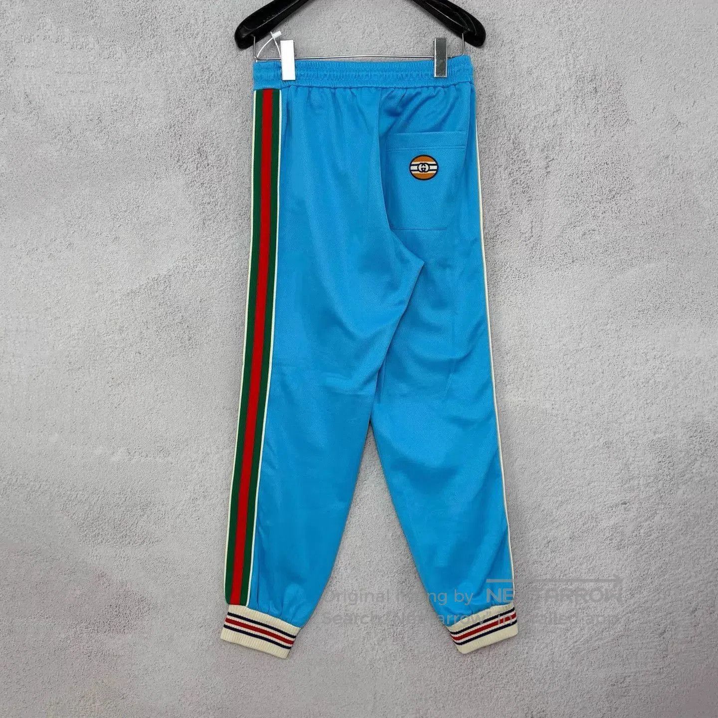 Gucci Blue Striped Jogger Pants with Cuffed Ankles. Size US 28 / EU 44 - 2 Thumbnail