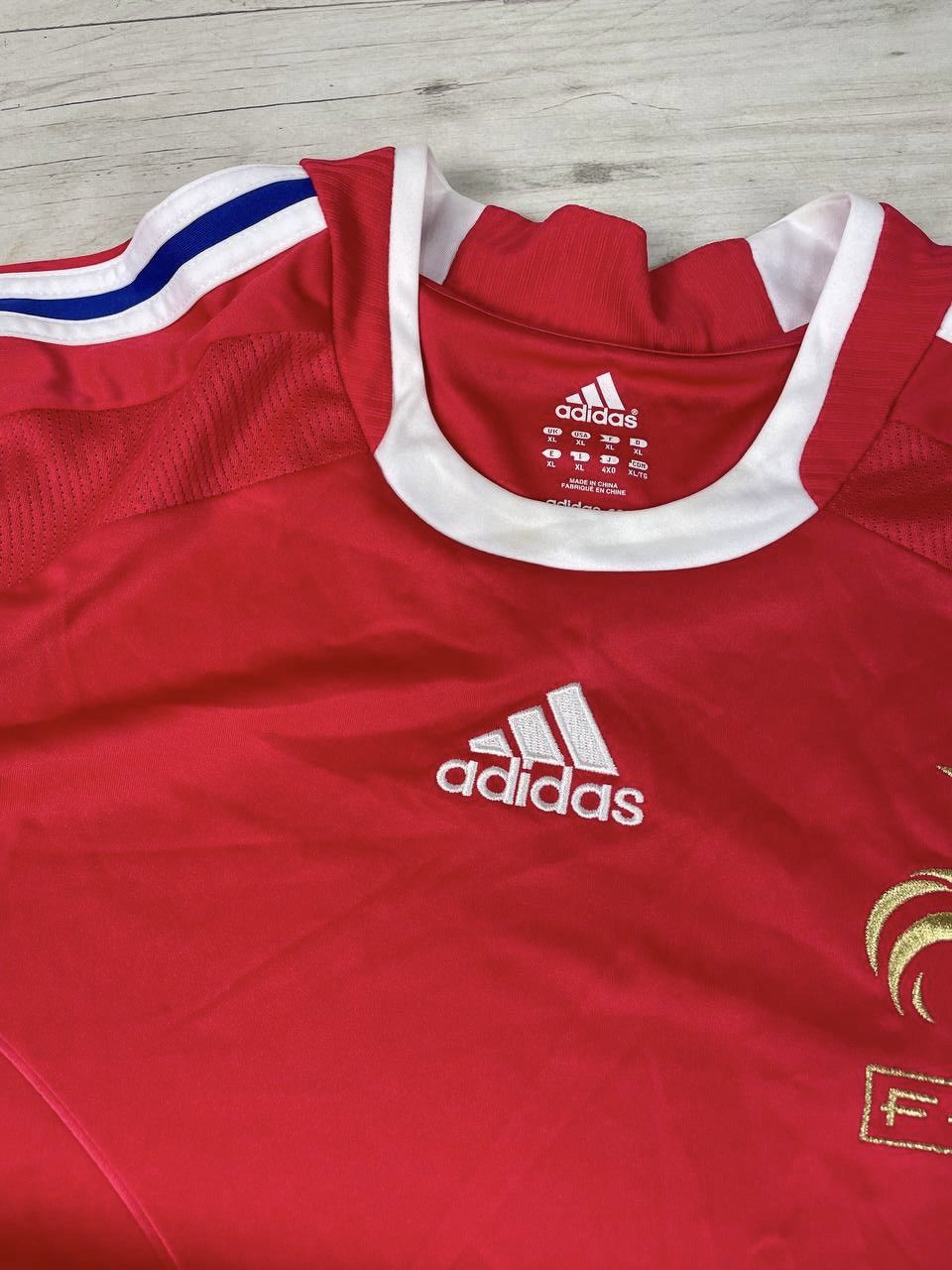 Adidas Adidas FRANCE 2008 2010 AWAY FOOTBALL SHIRT SOCCER JERSEY Size US XL / EU 56 / 4 - 5 Thumbnail