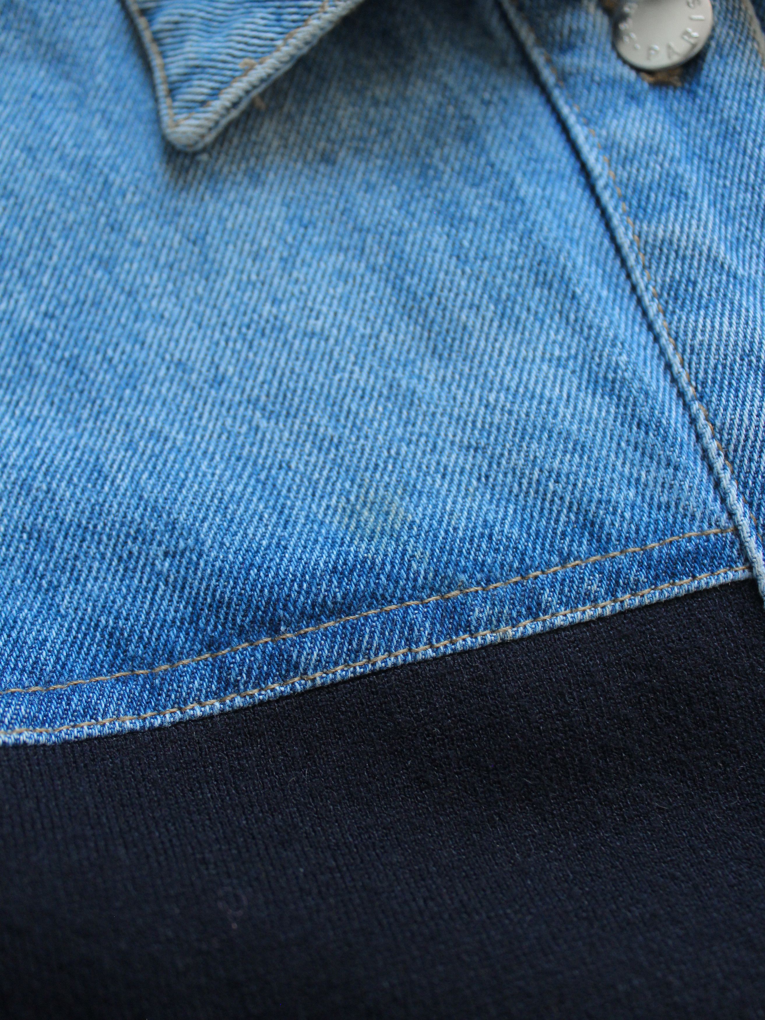 Sandro SANDRO PARIS DENIM AND WOOL JACKET WITH POCKETS Size M / US 6-8 / IT 42-44 - 8 Thumbnail