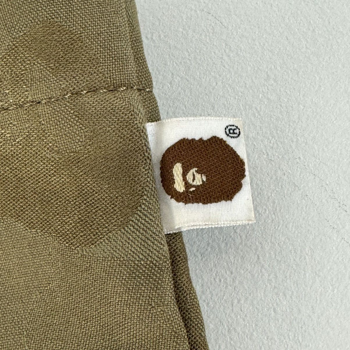 Bape OG Bape Tonal Gold Olive Camo Tote Bag Size ONE SIZE - 9 Thumbnail