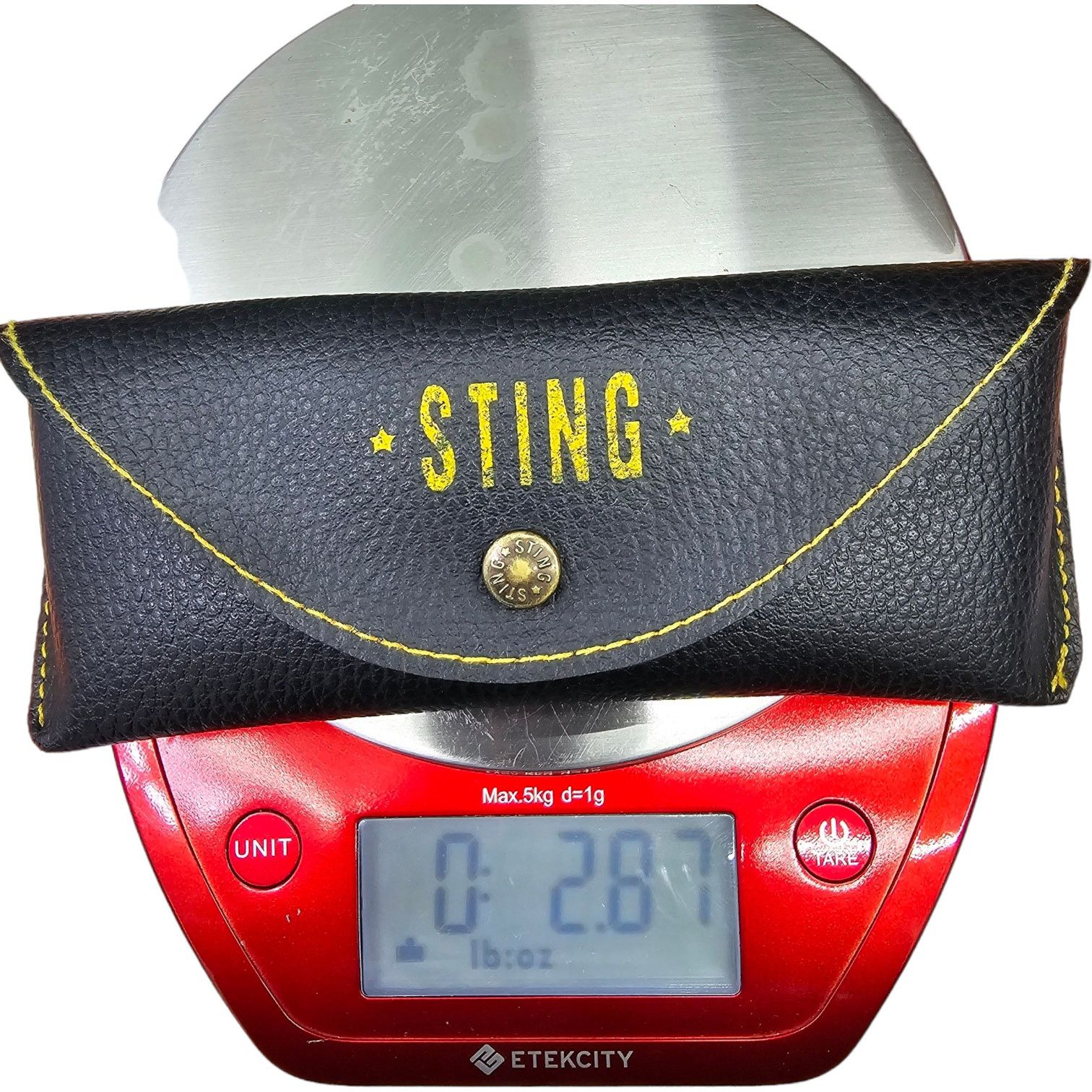 Sting Vintage Sting Gold Black Oval Sunglasses w Case Made Italy Size ONE SIZE - 16 Thumbnail