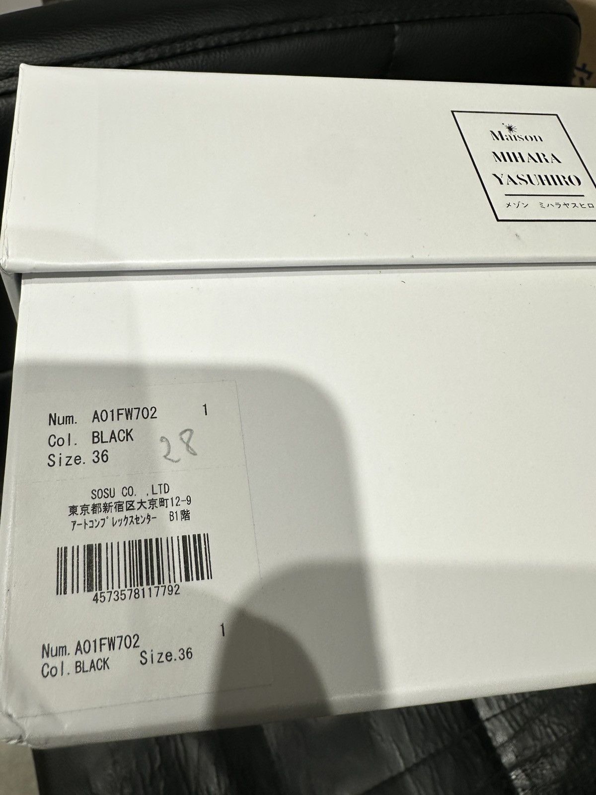 Maison MIHARA YASUHIRO MAISON MIHARA YASUHIRO - Peterson Low Black Sneakers Size US 6 / IT 36 - 11 Thumbnail