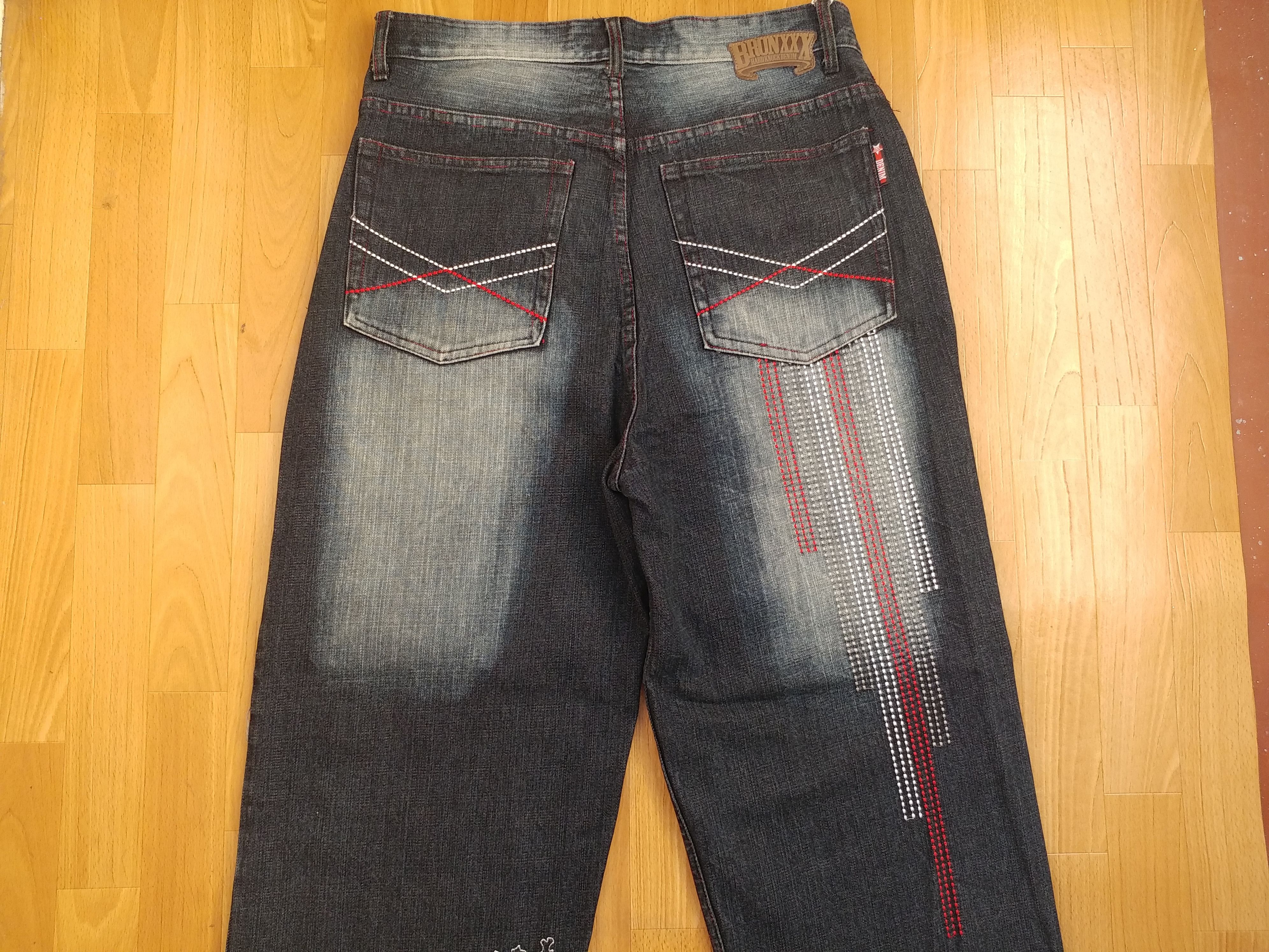 Other Bronxxx jeans, vintage, 90s hip hop, baggy Bronx NYC 34 Size US 34 / EU 50 - 8 Thumbnail