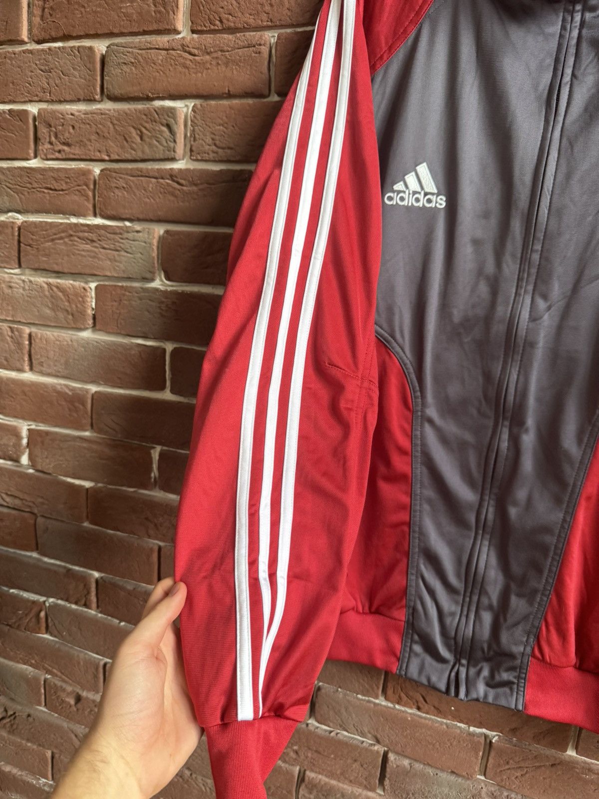 Adidas ADIDAS Dansk Boldspil Union Denmark Track Jacket Soccer 2004 Size US XXL / EU 58 / 5 - 4 Thumbnail