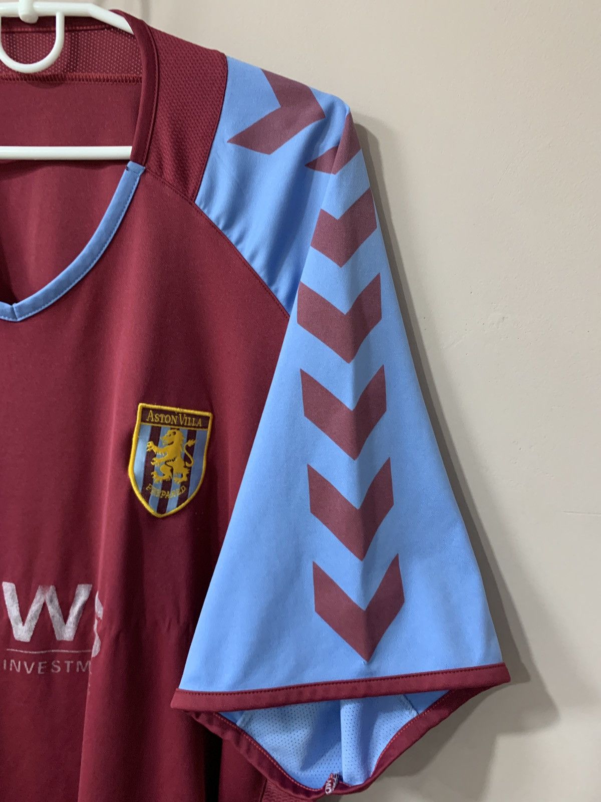 Vintage Aston Villa Home Football Shirt Hummel Vintage Soccer XXL Size US XXL / EU 58 / 5 - 3 Thumbnail