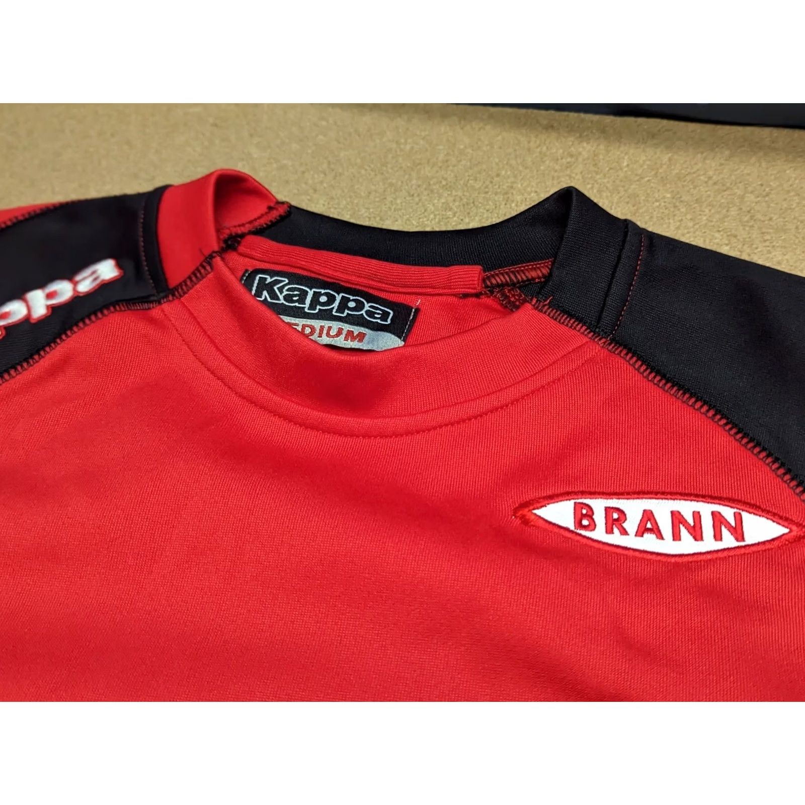 Kappa VINTAGE Kappa Mens Football Training Top Jersey M Red Black Shirt Drill Quick Dry Size US M / EU 48-50 / 2 - 5 Thumbnail