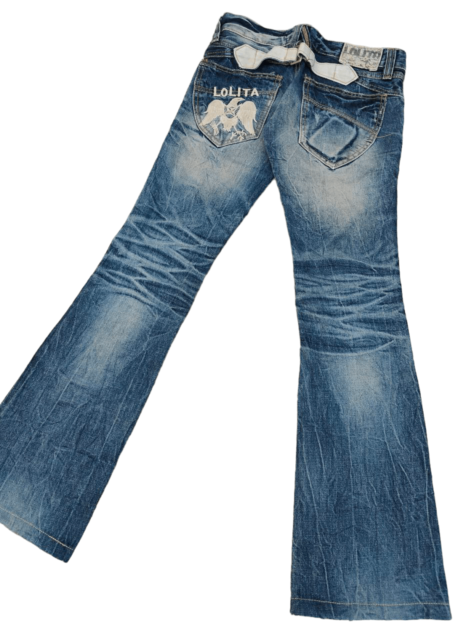 Japanese Brand Lolita Flare denim Size 29" - 2 Thumbnail