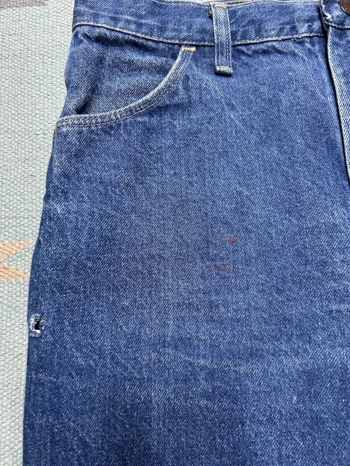Vintage Vtg 80s rustler jeans faded bootcut cowboy western USA 30x31 Size US 30 / EU 46 - 4 Thumbnail