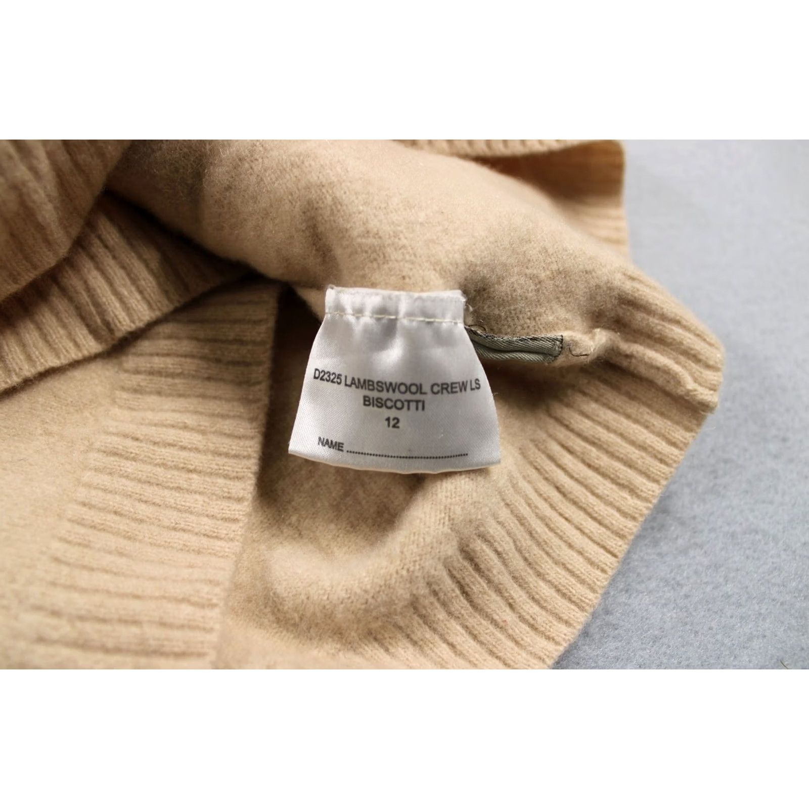 Barbour Barbour Sweater Womens 12 Beige Lambswool Crewneck Pullover Biscotti Soft Knit Size XL / US 12-14 / IT 48-50 - 4 Thumbnail