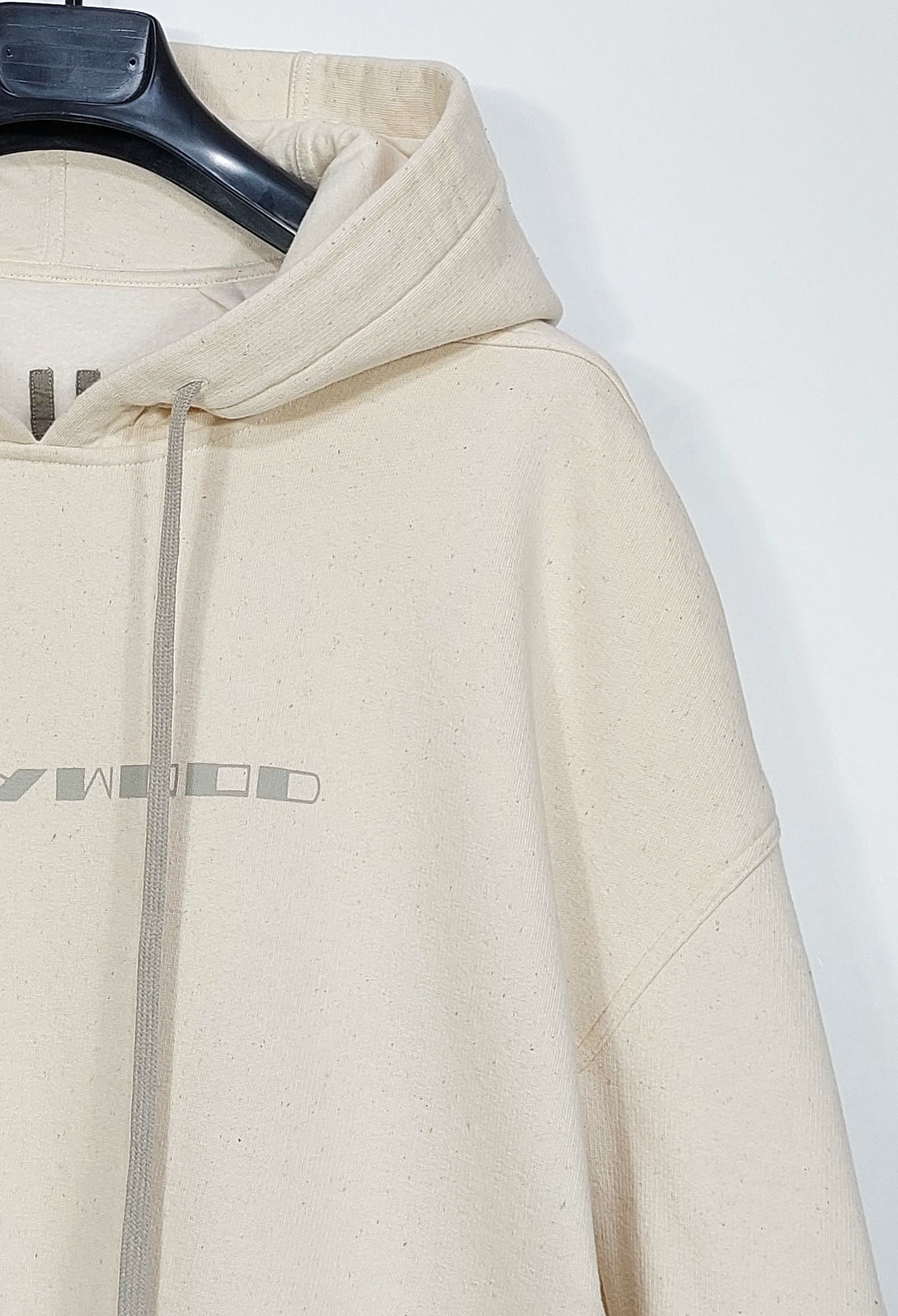 Rick Owens Drkshdw peter 'hollywood' hoodie - natural / pearl XXL Size US XXL / EU 58 / 5 - 6 Thumbnail