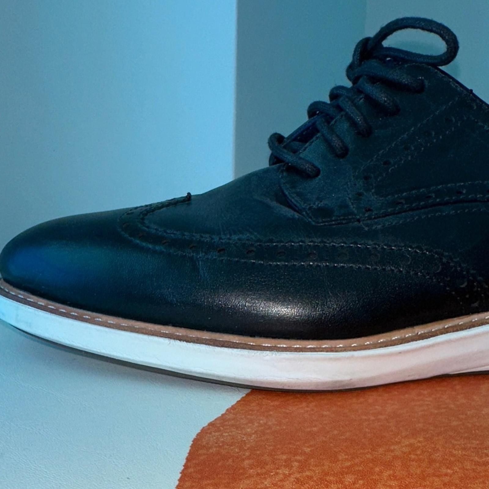 Cole Haan Cole Haan Black Leather Oxford Shoes Size US 10 / EU 43 - 5 Thumbnail