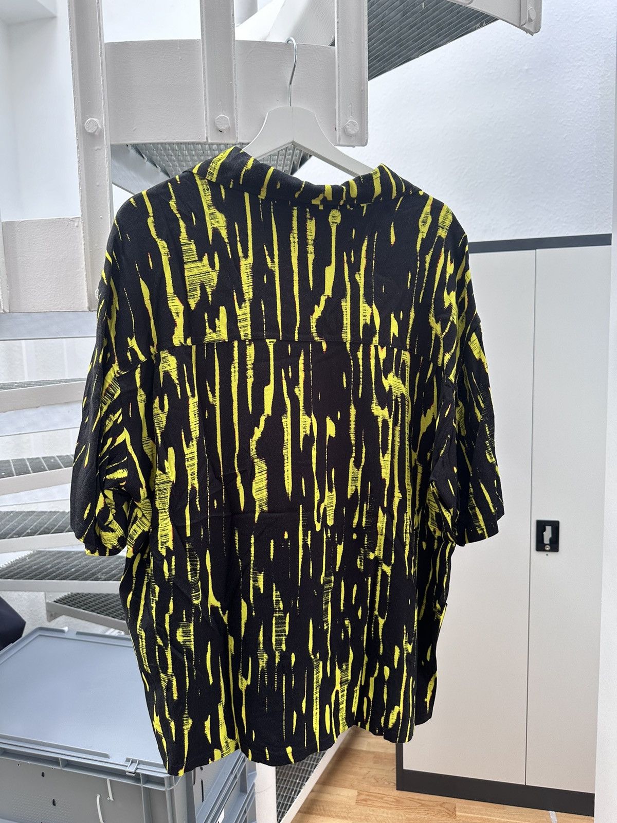 Ambush Design Ambush Bowling Allover Printed Shirt 'Yellow Fluo' Size US L / EU 52-54 / 3 - 3 Thumbnail