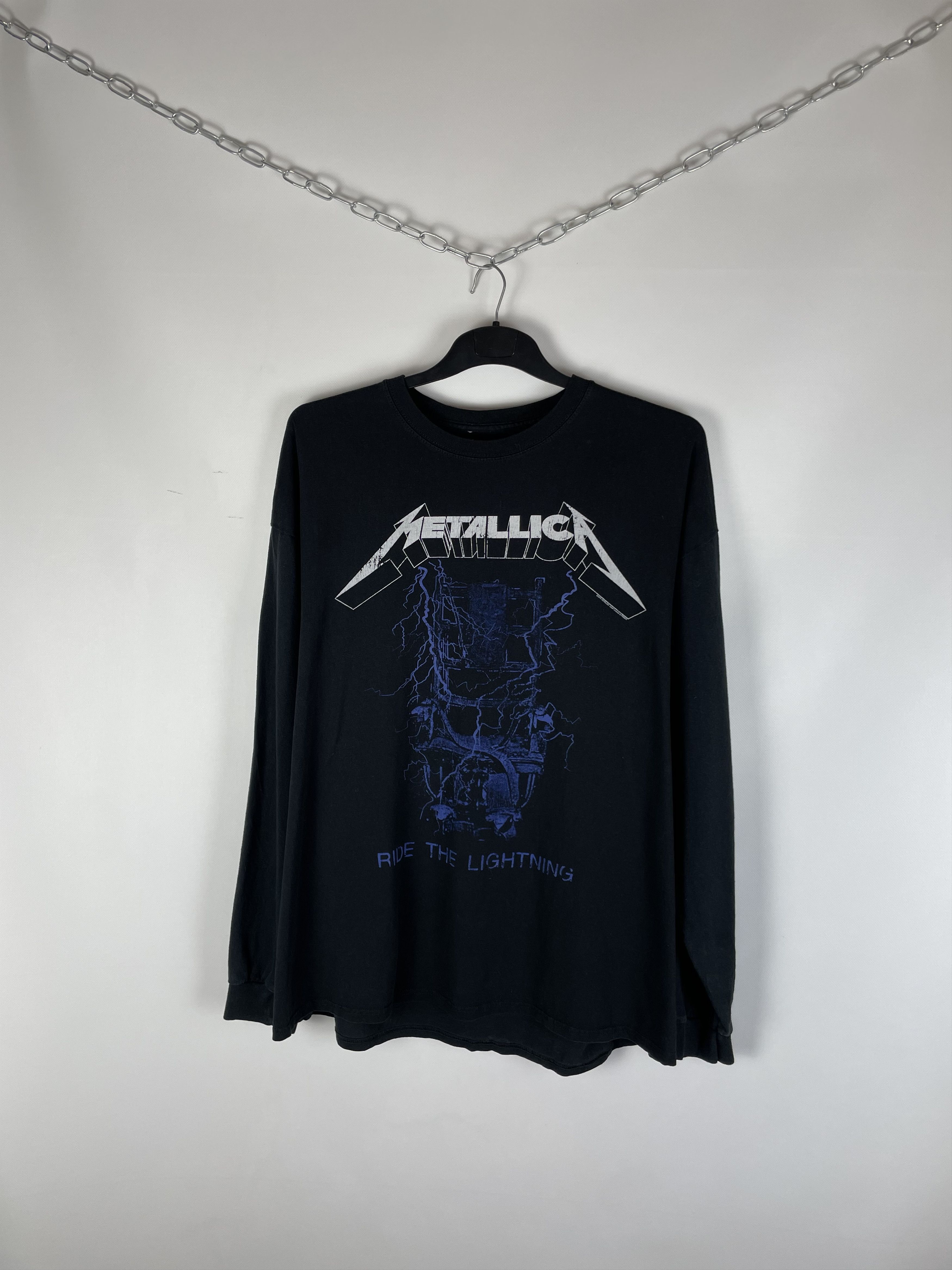 Band Tees Mens Vintage Metallica Long Sleeve Size US XL / EU 56 / 4 - 2 Thumbnail