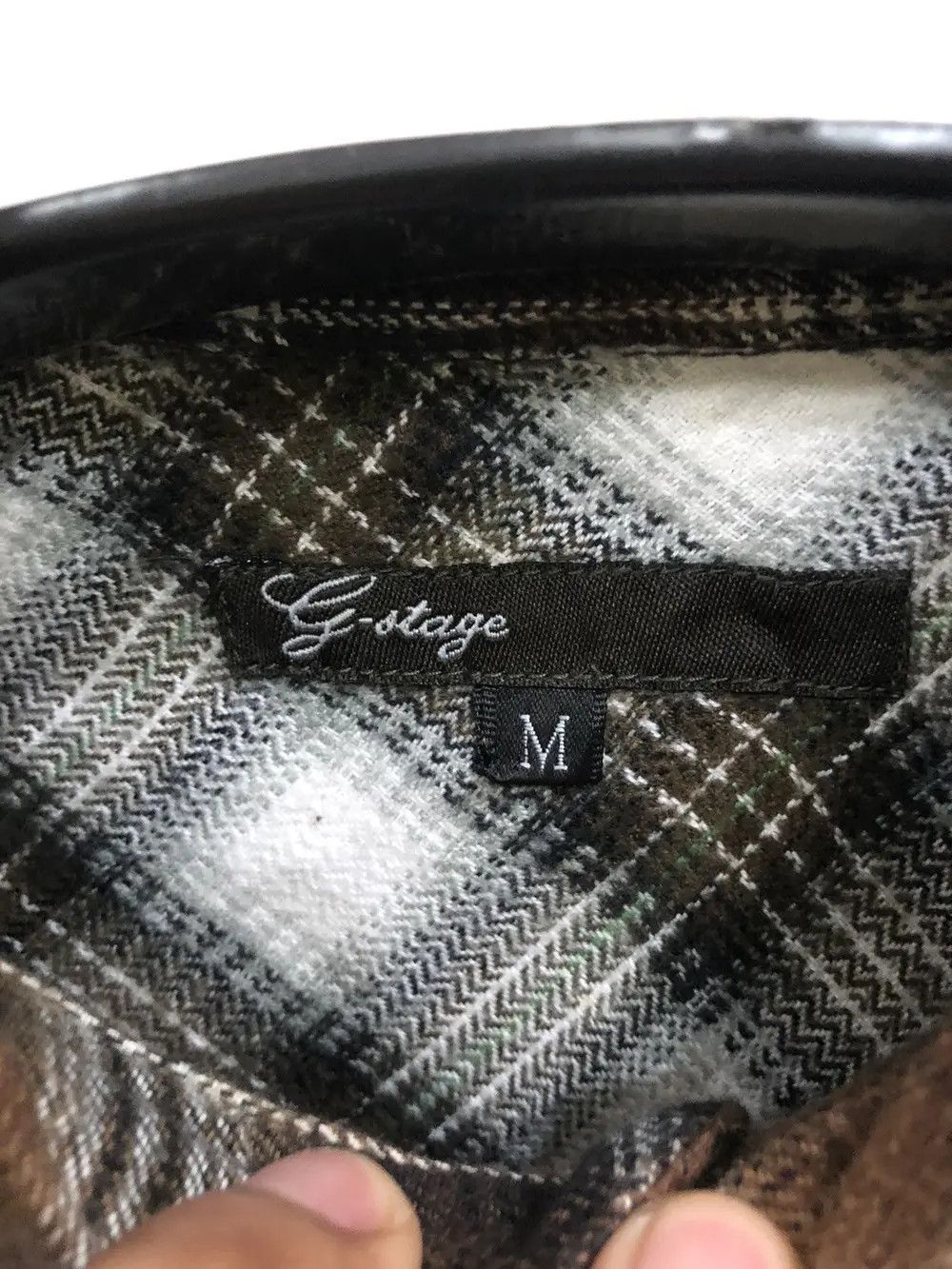 Flannel Japanese Brand G Stage Plaid Tartan Flannel Shirt 👕 Size US M / EU 48-50 / 2 - 3 Thumbnail