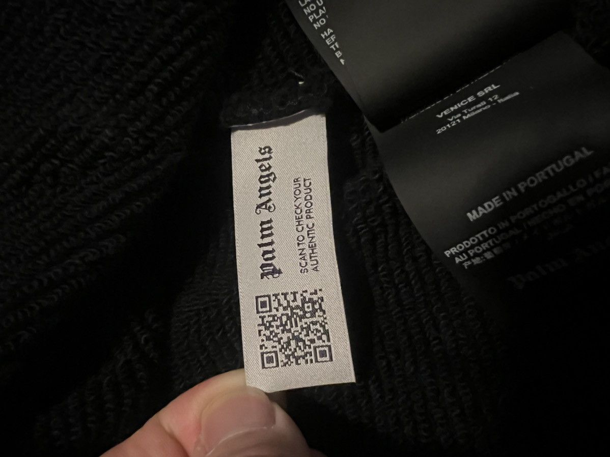 Palm Angels Palm Angels Black Curved Hoodie Size US M / EU 48-50 / 2 - 7 Thumbnail