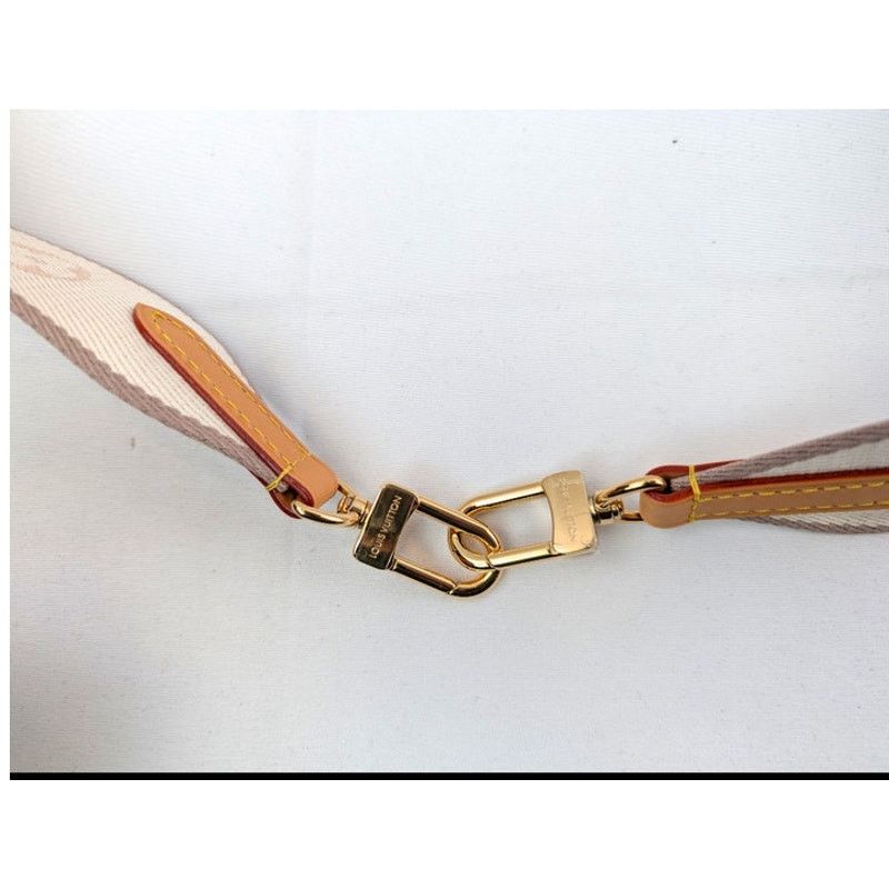 Louis Vuitton o1rshd1 Size: OS / jacquard bandoulière bag strap in Beige Size ONE SIZE - 8 Thumbnail