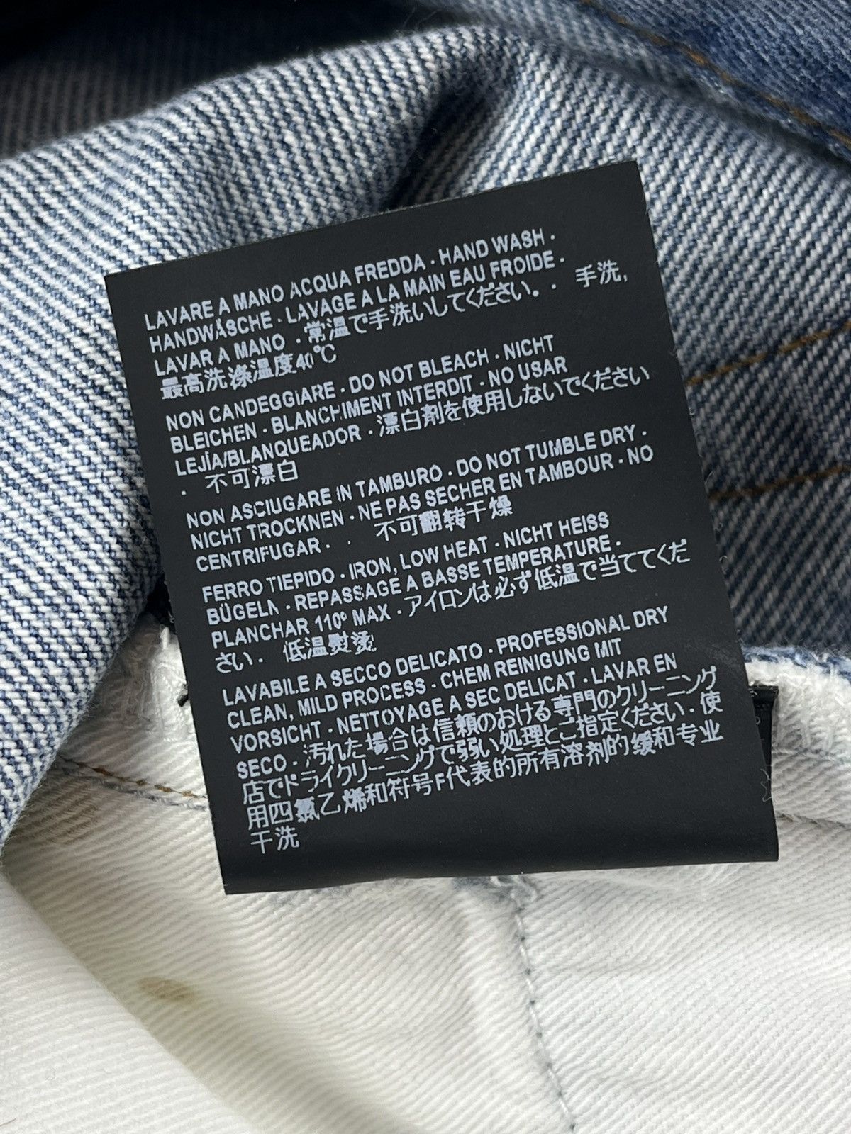 Balenciaga FW18 Balenciaga Heelbite Flared Bootcut Denim Jeans Size US 30 / EU 46 - 11 Thumbnail