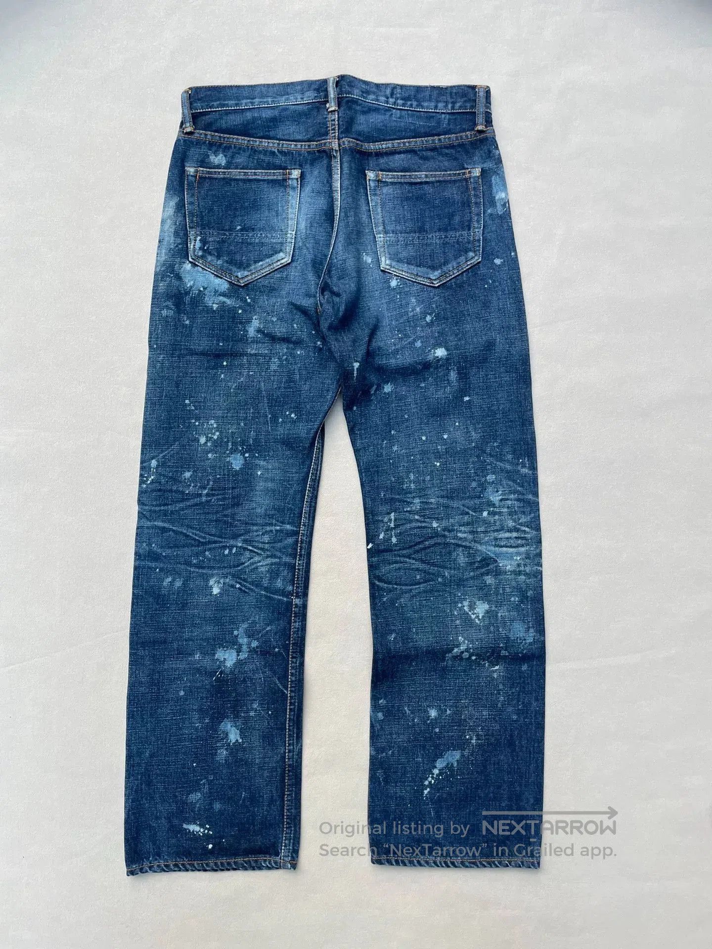 FDMTL FDMTL Splatter Wash Distressed Jeans W30 L30. Size US 30 / EU 46 - 3 Thumbnail