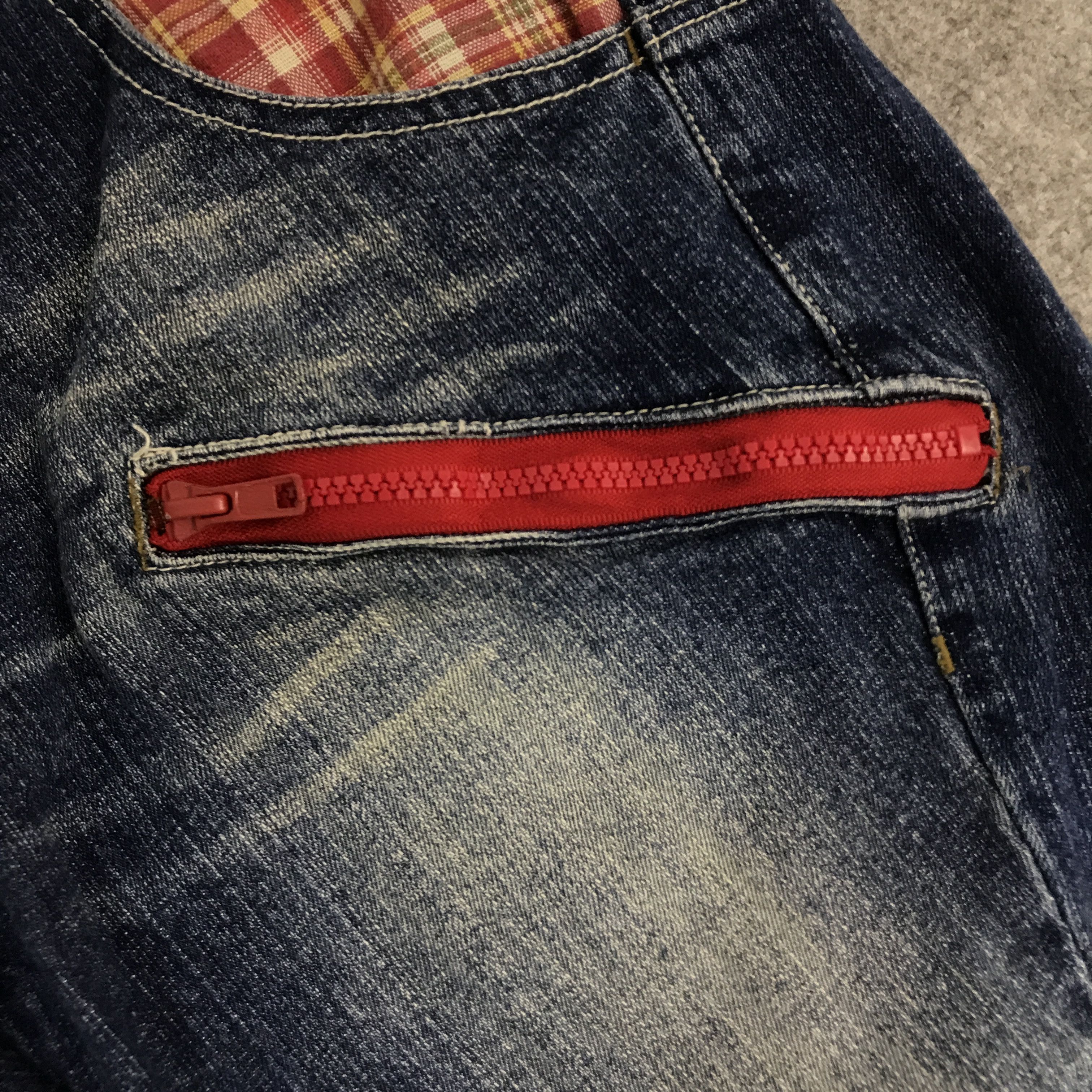 Japanese Brand contno.Japan style double waist denim pants Size US 30 / EU 46 - 12 Thumbnail