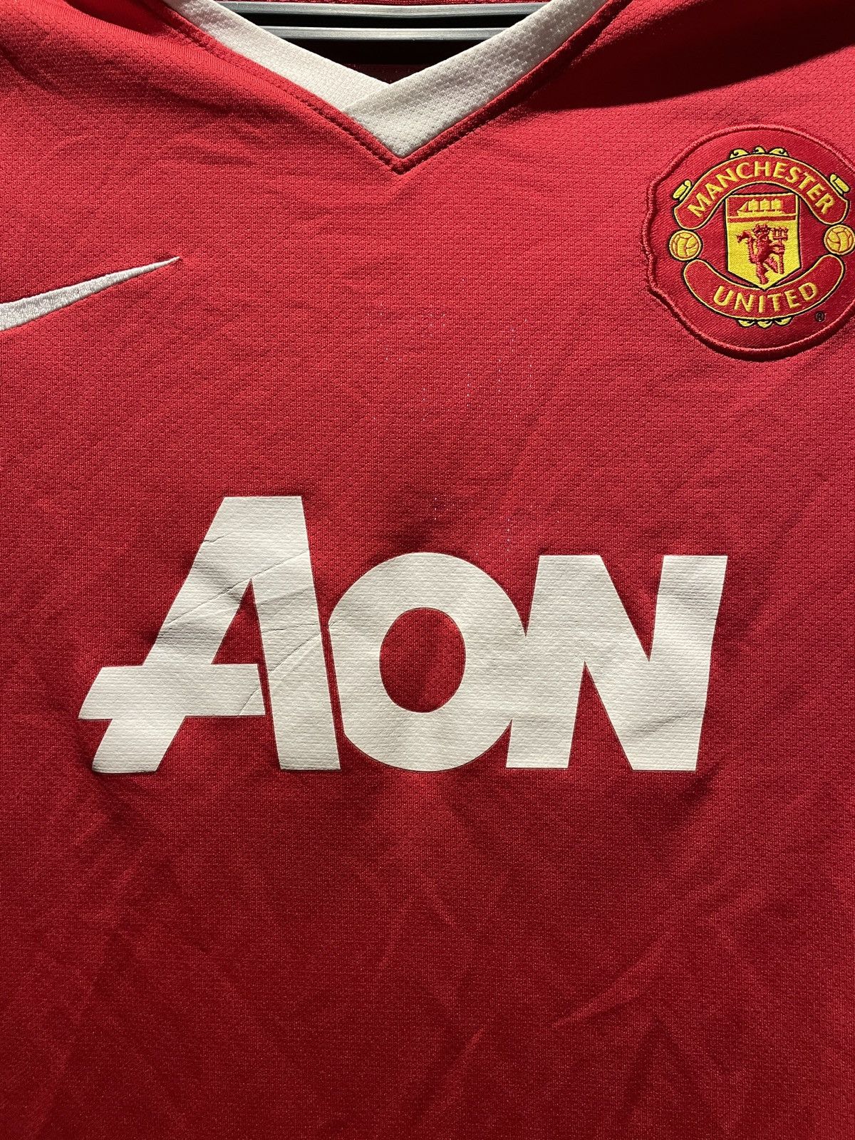 Nike Nike Manchester United Women’s 2010 Home Second Dad Jersey Size XS / US 0-2 / IT 36-38 - 6 Thumbnail