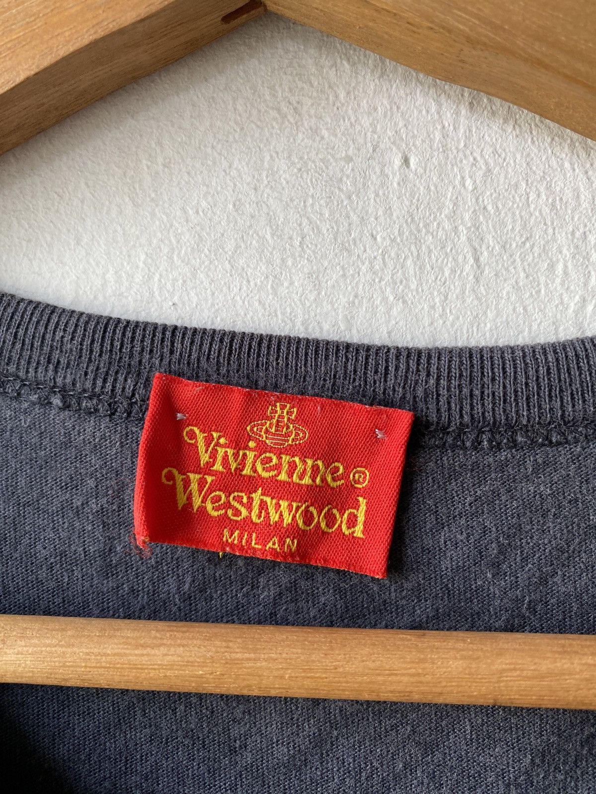 Vintage × Vivienne Westwood Vivienne Westwood Milan Red Label Center Logo Faded Tee Size S / US 4 / IT 40 - 6 Thumbnail