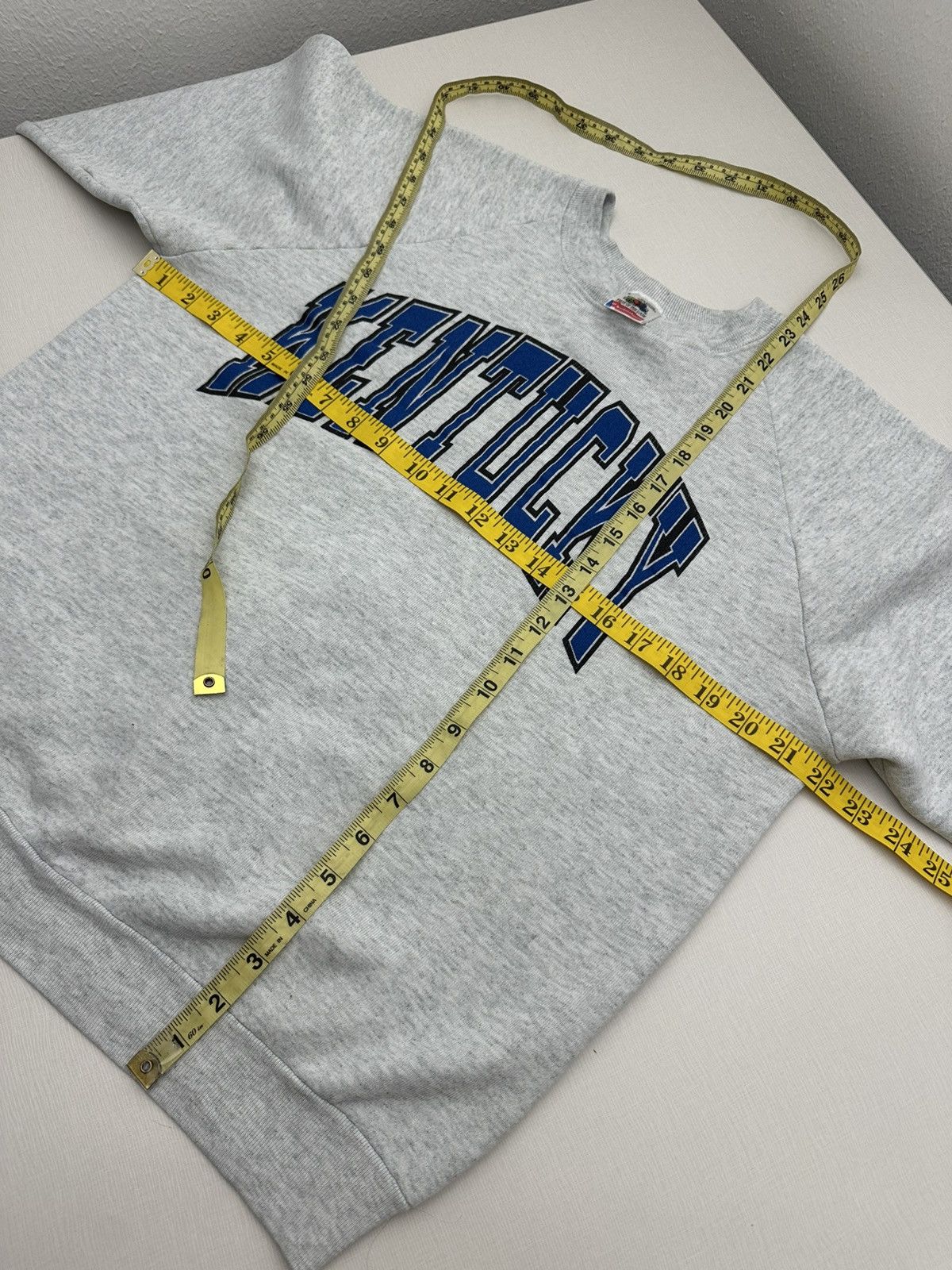 Fruit Of The Loom Vintage 90s Kentucky Wildcats Collegiate Crewneck USA Made L Size L / US 10 / IT 46 - 5 Thumbnail