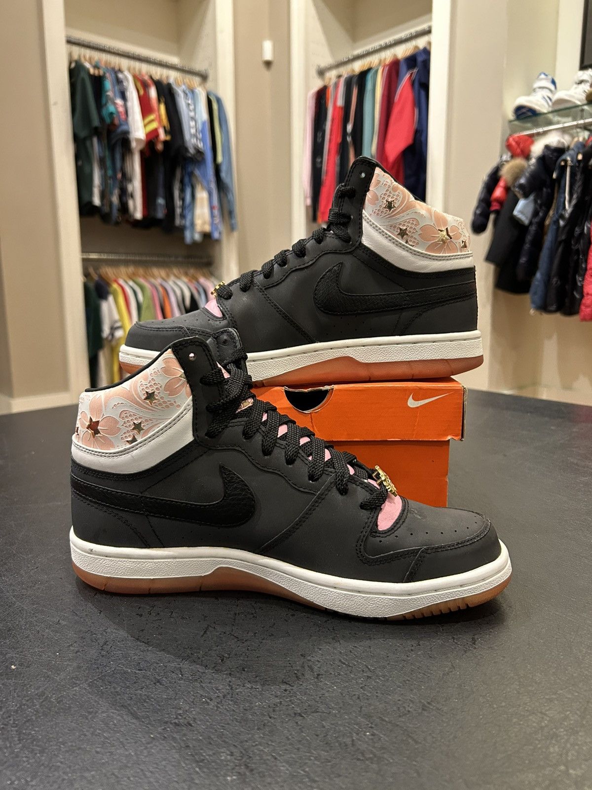 Nike Nike Court Force 1 High PRM ‘Sakura’ Size US 9 / EU 42 - 2 Thumbnail