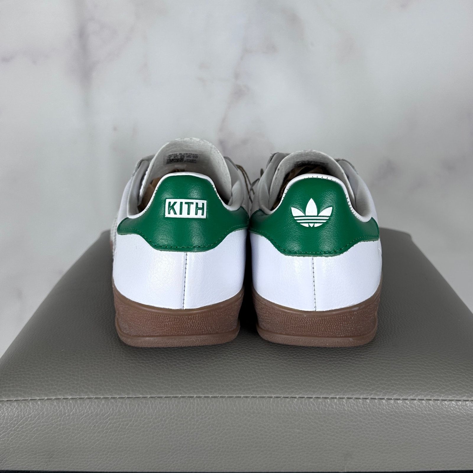 Adidas × Kith Classic Gazelle Indoor White/Green Size US 7 / EU 40 - 4 Thumbnail