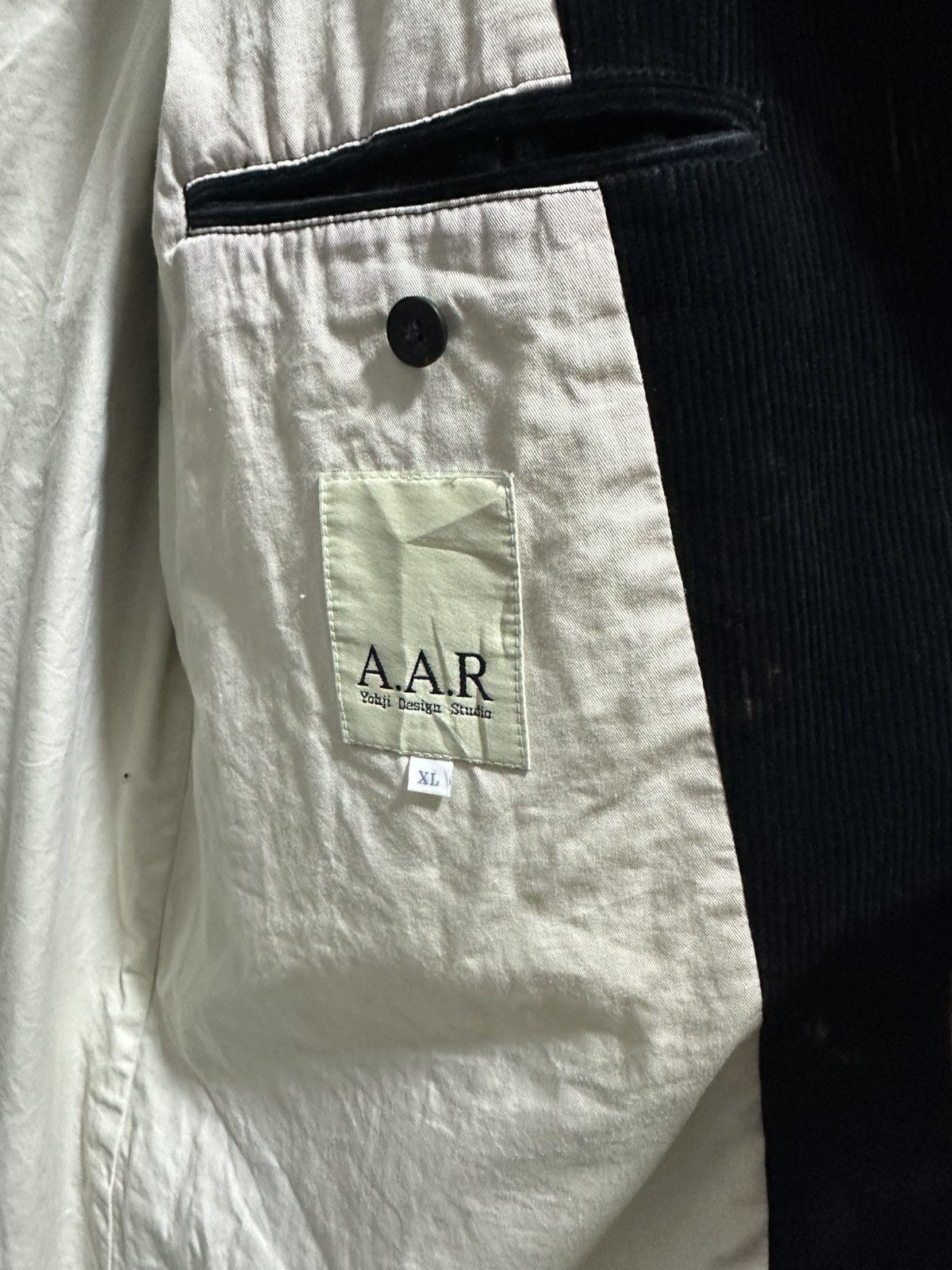 Yohji Yamamoto Yohji Yamamoto A.A.R Corduroy Long Jacket Custom Acid Washed Size US XL / EU 56 / 4 - 7 Thumbnail