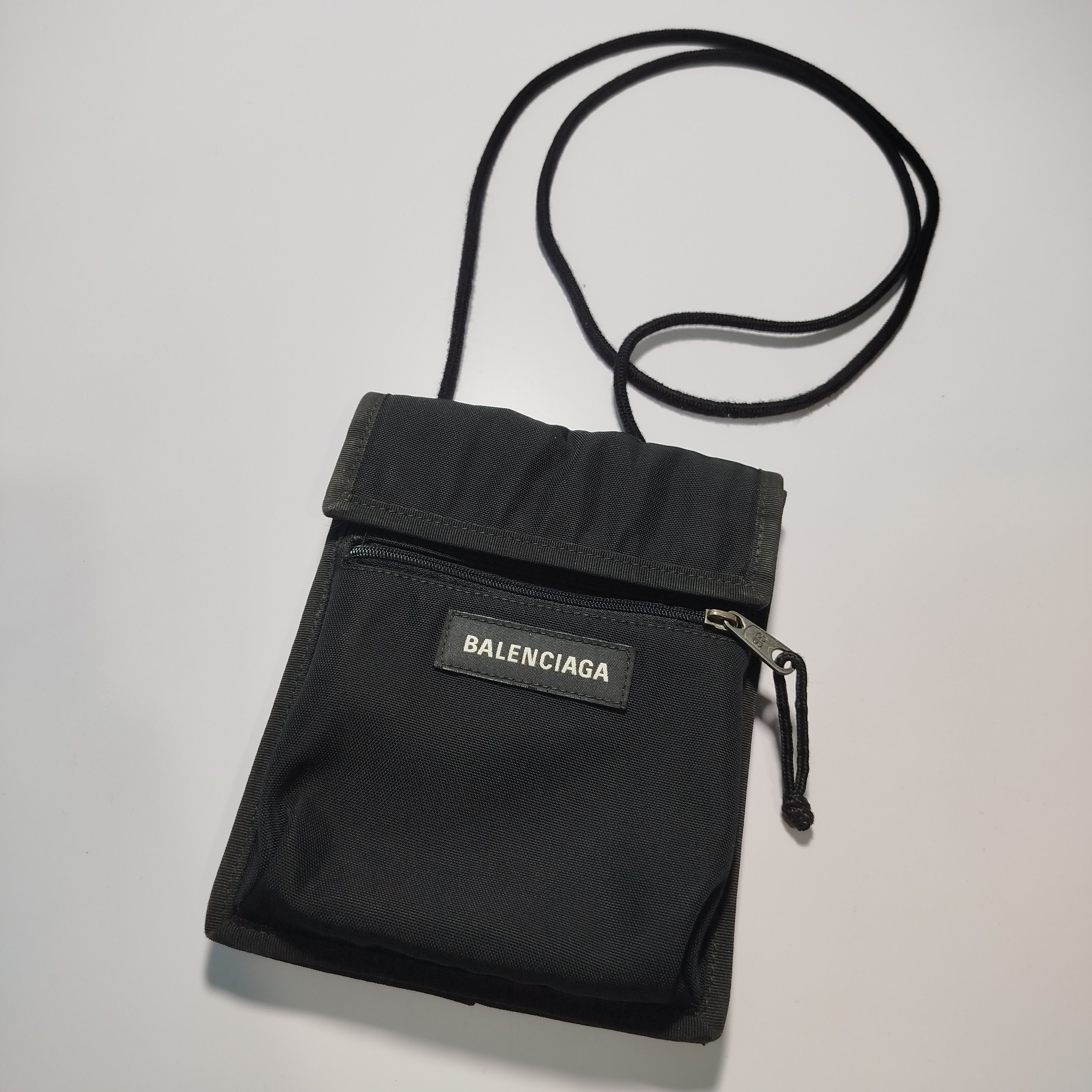 Balenciaga BALENCIAGA Explore Pouch / Sling Bag – Black Size ONE SIZE - 1 Thumbnail