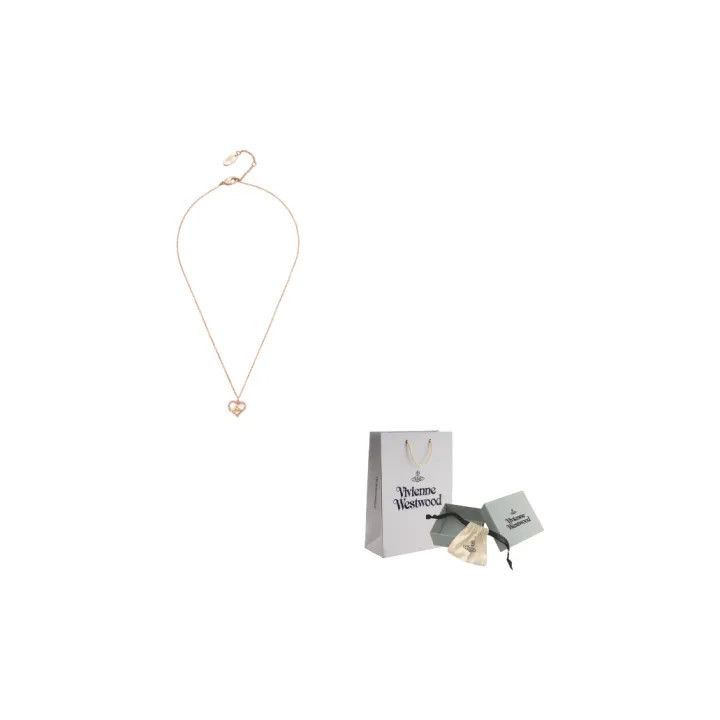 Vivienne Westwood Vivienne Westwood Petra Heart Brass Pendant Necklace Size ONE SIZE - 1 Thumbnail