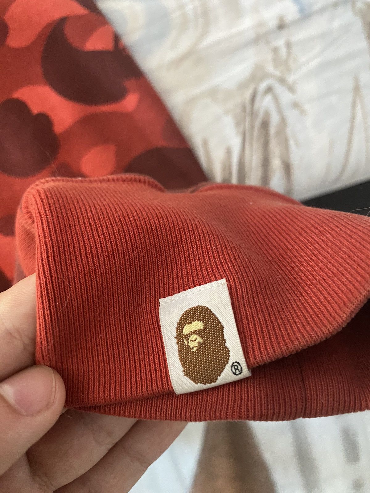 Bape Red Camo Bape Hoodie Size US XL / EU 56 / 4 - 8 Thumbnail