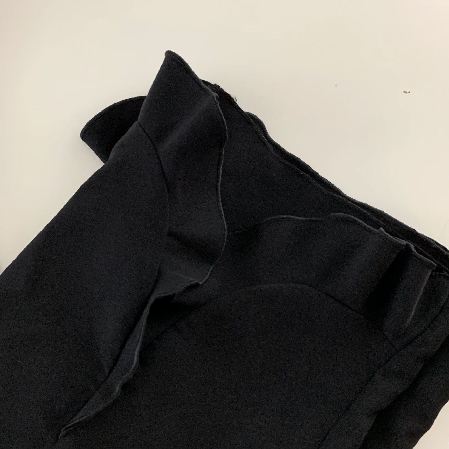 Vintage INC Cropped Dress Pants Women's 14 Black Size 36" / US 14 / IT 50 - 2 Thumbnail