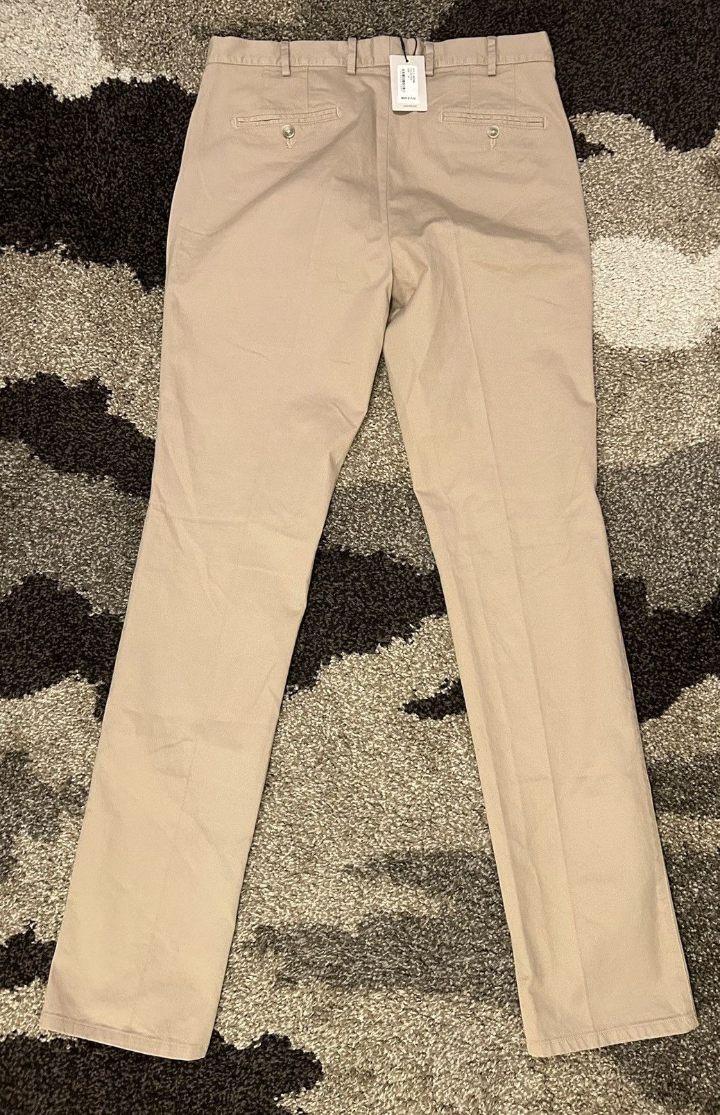Peter Millar Peter Millar Flat Front Pilot Twill Khaki Pants Pima ME0B06 Size US 34 / EU 50 - 7 Thumbnail