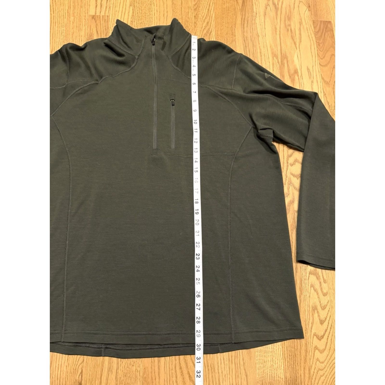 Mountain Hardwear Mountain Hardwear Cusco Merino Wool Pullover 1/2 Zip Sweater Men’s XL Green Size US XL / EU 56 / 4 - 7 Thumbnail