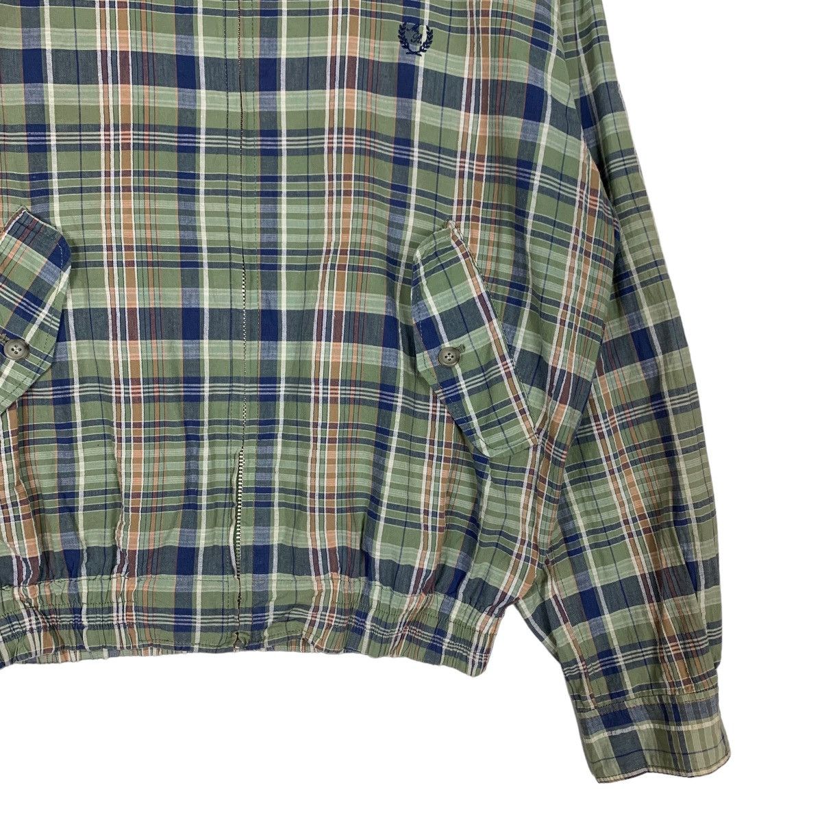 Japanese Brand MAUL RUCK Green Checked Casual Jacket #1047-C47 Size US M / EU 48-50 / 2 - 4 Thumbnail