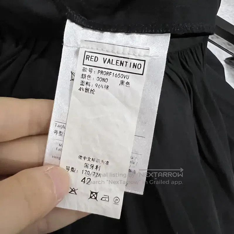 Valentino Valentino Black Cotton Summer Mini Skirt . Size 24" / US 00 / IT 34 - 5 Thumbnail