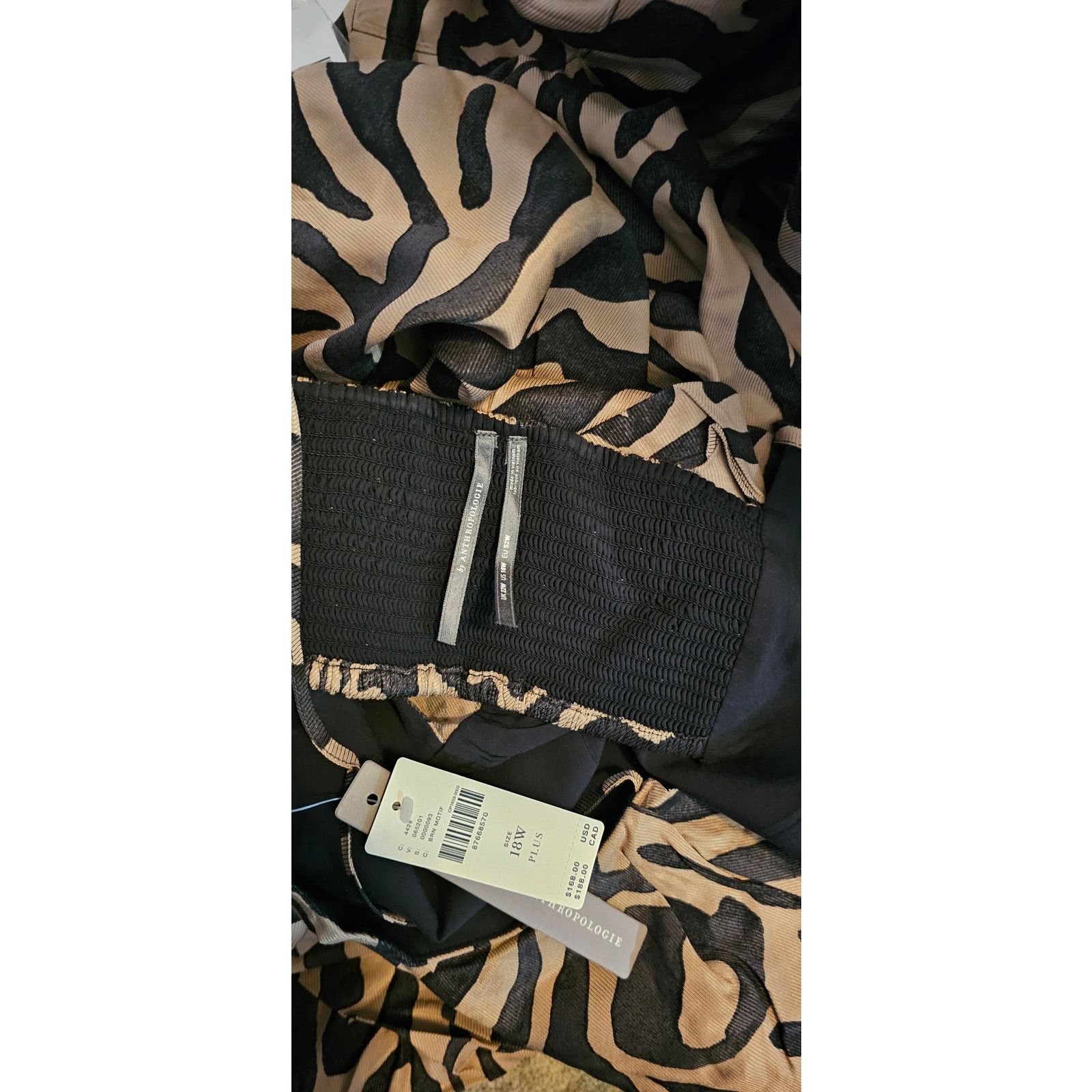 Anthropologie NWT Anthropologie Asymmetrical Slip Midi Dress $168 18W Size XXL / US 16-18 / IT 52-54 - 8 Thumbnail