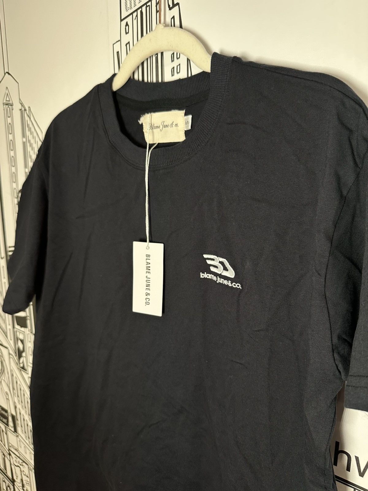 Other Blame June & Co. Basic T-Shirt 2XL Navy Size US XXL / EU 58 / 5 - 4 Thumbnail