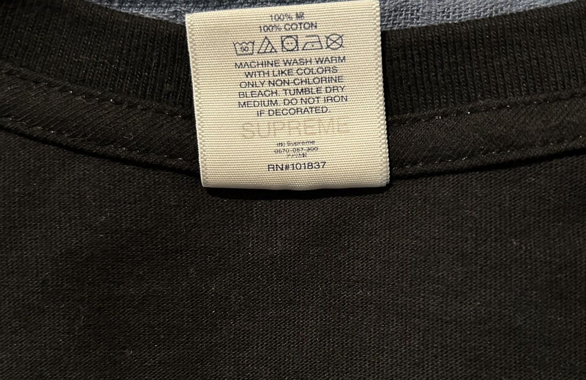 Supreme SUPREME - Still Talking Tee ‘Black’ Size US XXL / EU 58 / 5 - 6 Thumbnail