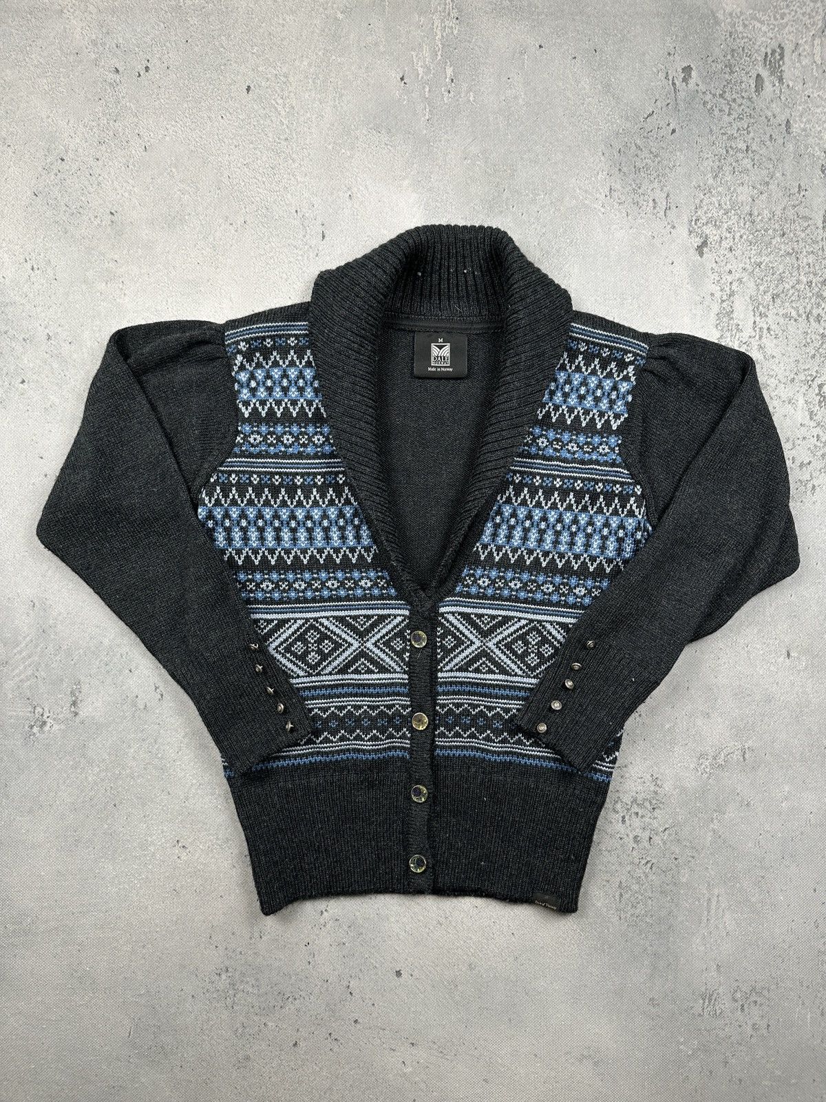 Dale Of Norway Dale Of Norway Vintage Nordic Knit Wool Cardigan Shawl Colar Size M / US 6-8 / IT 42-44 - 10 Thumbnail
