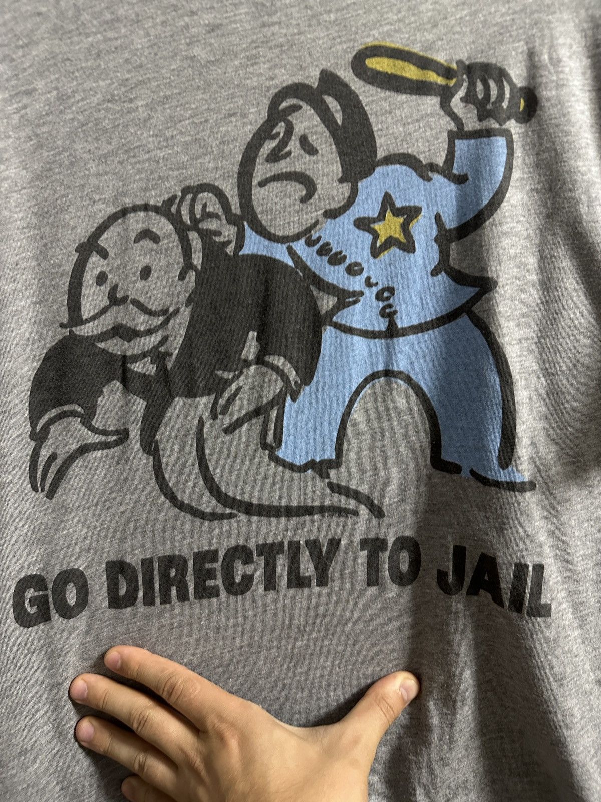 Vintage Rare Vintage T-Shirt Junk Food 2007 Go Directly To Jail Size US XL / EU 56 / 4 - 2 Thumbnail