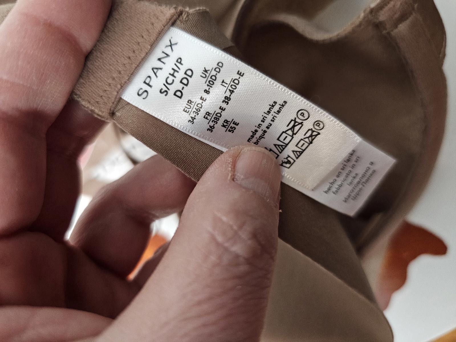 Domenico Spano NWT Spanx Bra Brown Sheer Womens Size S D-DD Size ONE SIZE - 4 Thumbnail