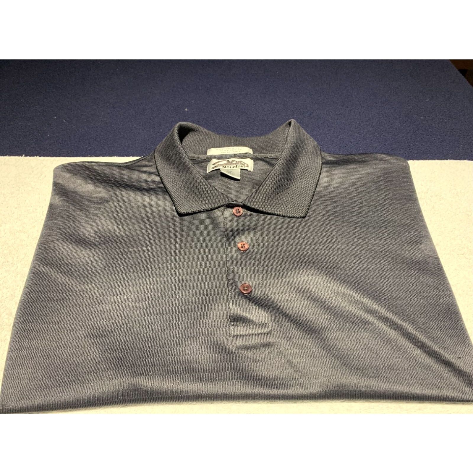 Vintage Tri-Mountain Moisture Wicking Gray Polo Shirt Adult 2XL Size US XXL / EU 58 / 5 - 2 Thumbnail