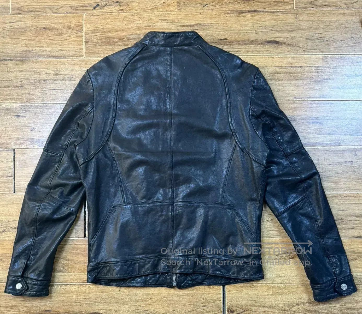 Dsquared2 Dsquared2 Men's Leather Jacket 2XL. Size US XXL / EU 58 / 5 - 2 Thumbnail