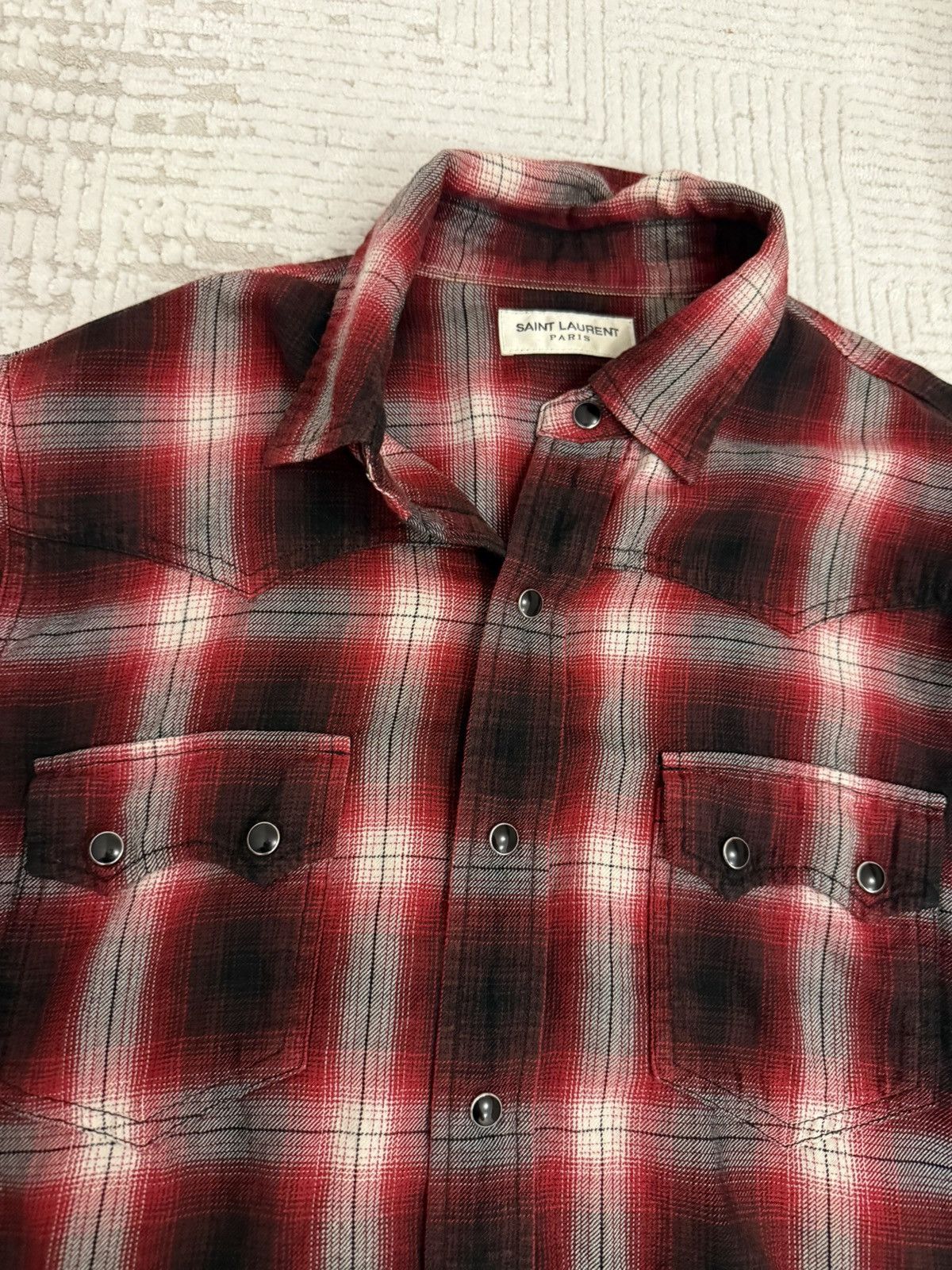 Saint Laurent Paris saint laurent hedi era 2016 flannel Size US S / EU 44-46 / 1 - 3 Thumbnail
