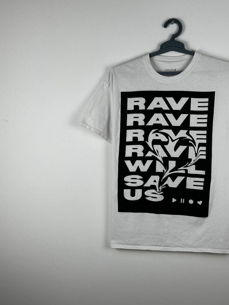 Other Streetwear Raising Ravers Rave Will Save Us Tehno T Shirt Size US XL / EU 56 / 4 - 2 Thumbnail