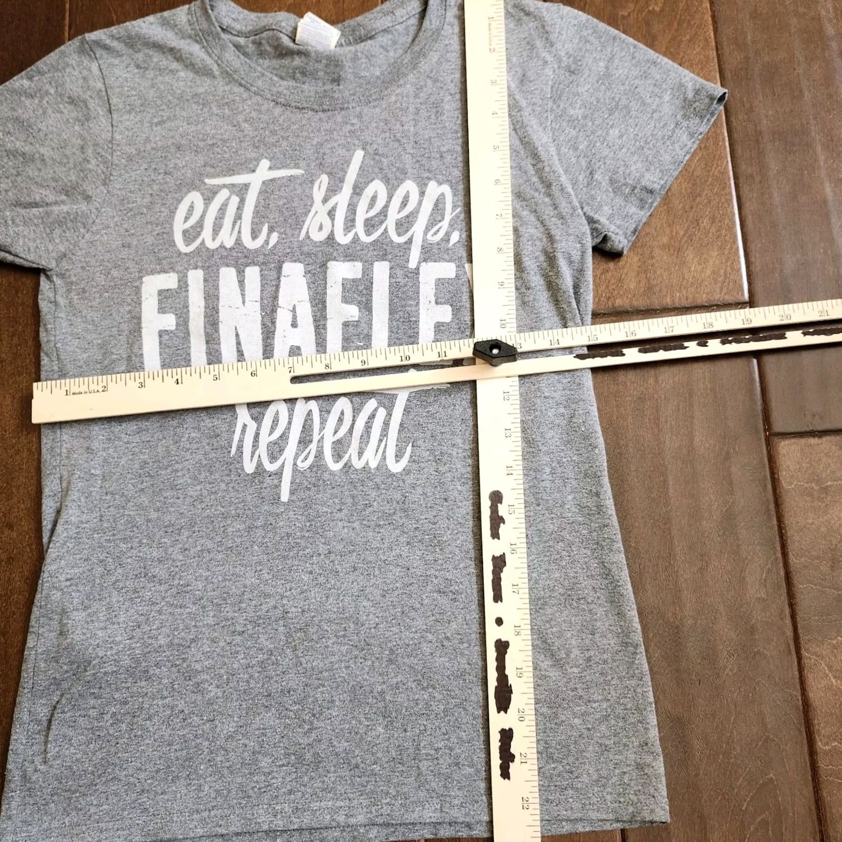 Vintage Repeat Shirt Womens S Gray Finaflex Women Eat Sleep Sexy Flex Top Size Size S / US 4 / IT 40 - 6 Thumbnail