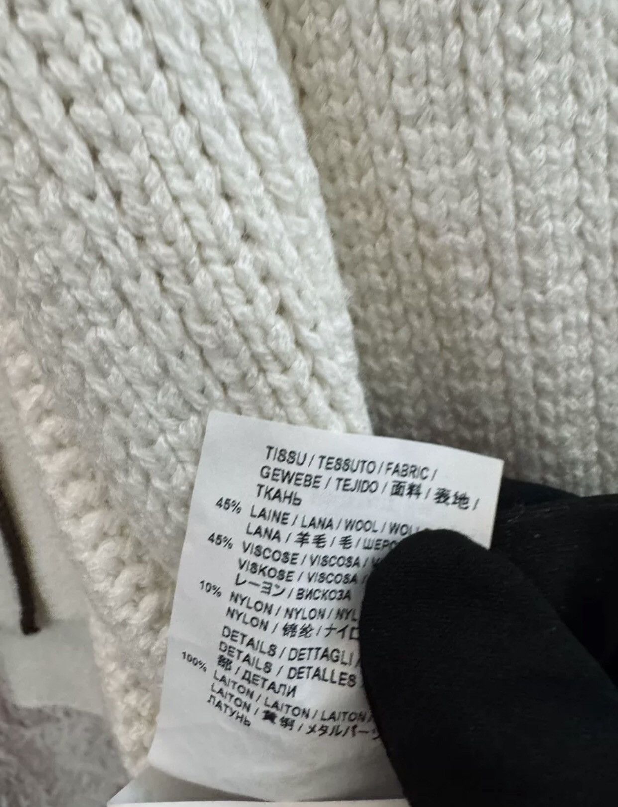 Saint Laurent Paris × Yves Saint Laurent Saint Laurent SLP Saint Laurent YSL Wool Cardigan sweater Size US XS / EU 42 / 0 - 7 Thumbnail